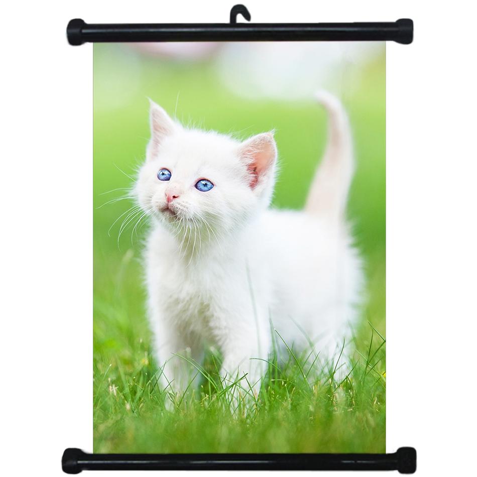 sp217056 Breed Cats Kitty Wall Scroll Poster For Pets Shop Decor Display