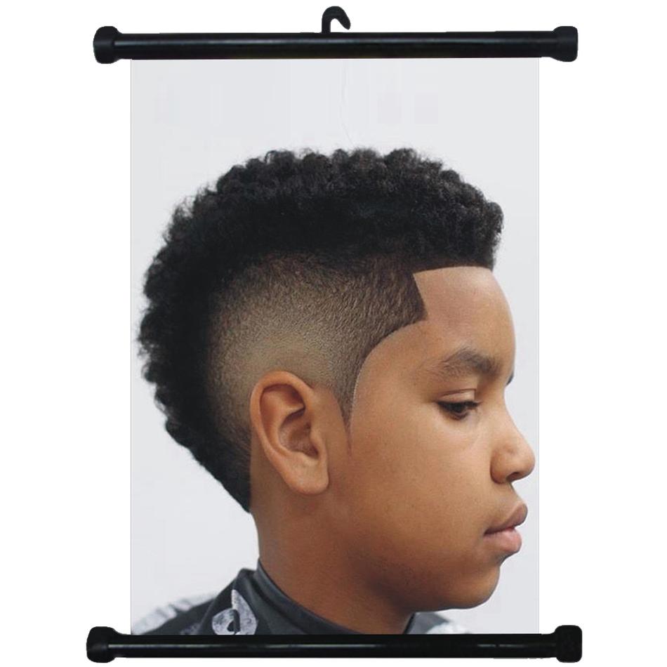 sp217048 Hairstyles Wall Scroll Poster For Barber Shop Salon Haircut Display