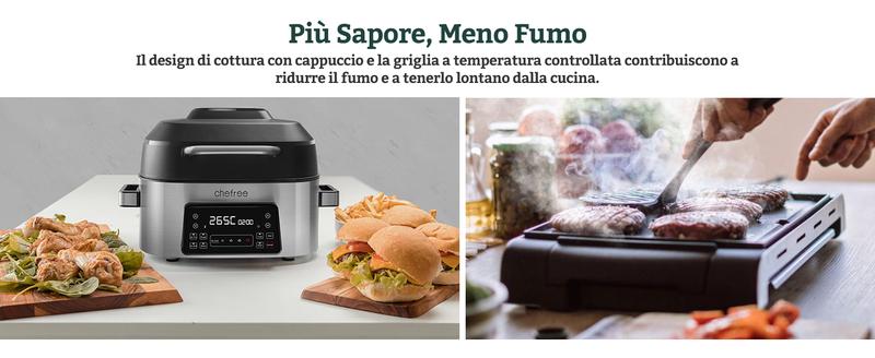 CHEFREE AFG01 - Friggitrice Ad Aria Forno 1650W & 6L - 8-in-1 - 4 Livelli Di Riscaldamento 17 CHEFREE AFG01 - Friggitrice Ad Aria Forno 1650W & 6L - 8-in-1 - 4 Livelli Di Riscaldamento -Elettrodomestici Negozio AAHKMJXYDAFdJAOAIMEbOAchD3VsGnPiUjyg6RW bZeRtl0Xd QSLwBh1ZtztWcTgJX1 2Ze ZJN4TTApKSyjLGc0DyMWAc4yD1PhWA vfqOkQ==