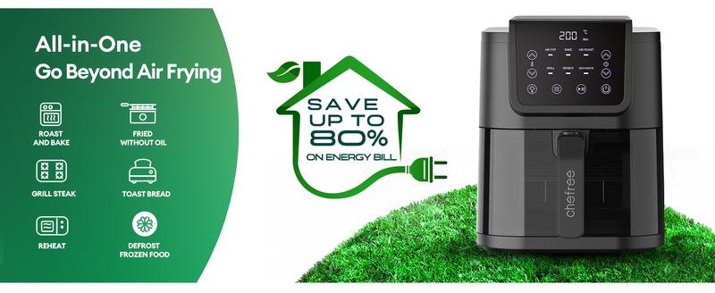 CHEFREE AFW01 - Air Fryer 5L & 1650W - With Visible Window - 6 In 1 16 CHEFREE AFW01 - Air Fryer 5L & 1650W - With Visible Window - 6 In 1 -Small Appliances Store AAHKMJXYDAFdJAOAIMEbOAchD3VsGnPiUjyg6RW bZeRtl0Xd QSLwBh1ZtztWcTgJWMcZTa3kAWu23ifhRsXHRrDUtNCvOOAM DfA9p9R Djw==