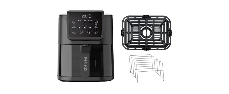 CHEFREE AFW01 - Air Fryer 5L & 1650W - With Visible Window - 6 In 1 17 CHEFREE AFW01 - Air Fryer 5L & 1650W - With Visible Window - 6 In 1 -Small Appliances Store AAHKMJXYDAFdJAOAIMEbOAchD3VsGnPiUjyg6RW bZeRtl0Xd QSLwBh1ZtztWcTgJWMcZTa3kAWu23ifhRsXHRrq7Og6RiqozjVUFDV9 yGXA==