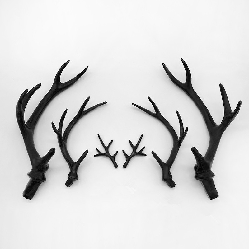 1 Pair Hair Accessories Deer Antlers DIY Headband Deer Horn Simulation Handmade