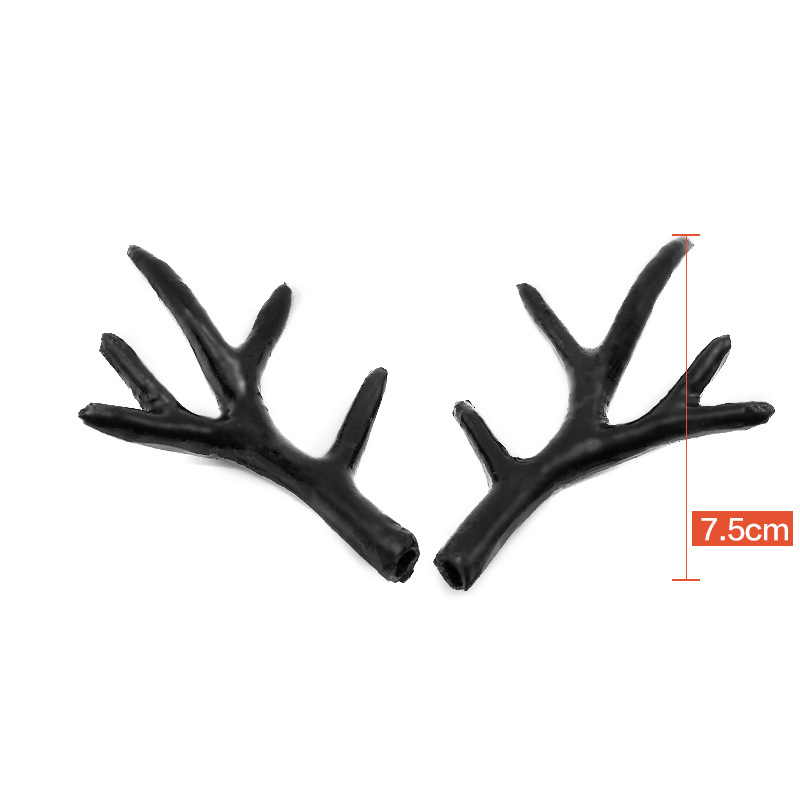 1 Pair Hair Accessories Deer Antlers DIY Headband Deer Horn Simulation Handmade