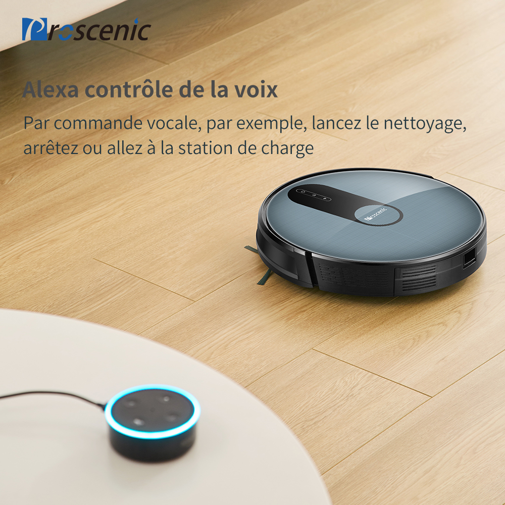 Proscenic Aspirateur Robot 820S-Nettoyeur Et Laveur 3 En 1- Connecté ... -Électromaison Innovante 5da3dbdc98b9f