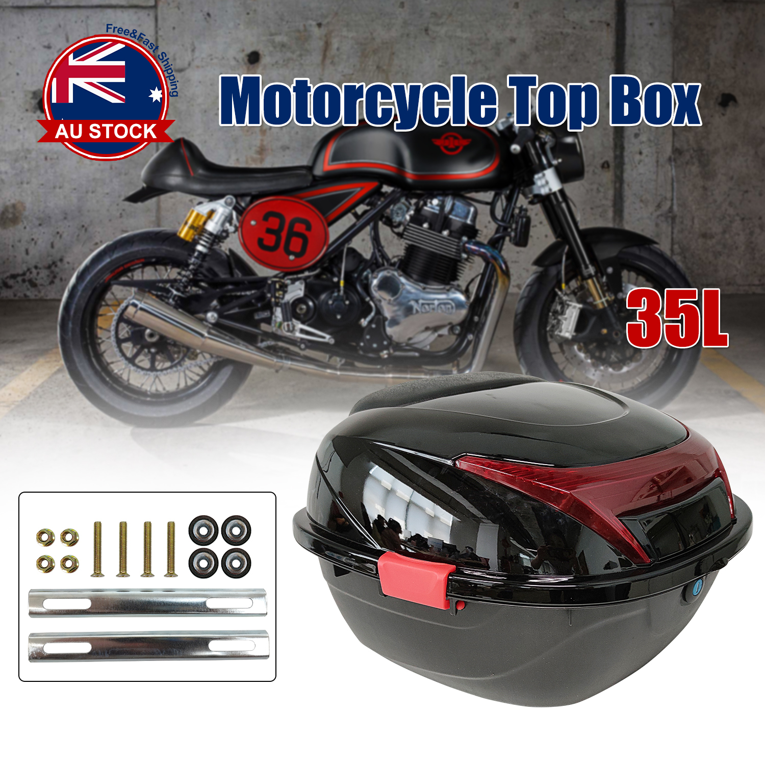universal top box for motorcycle