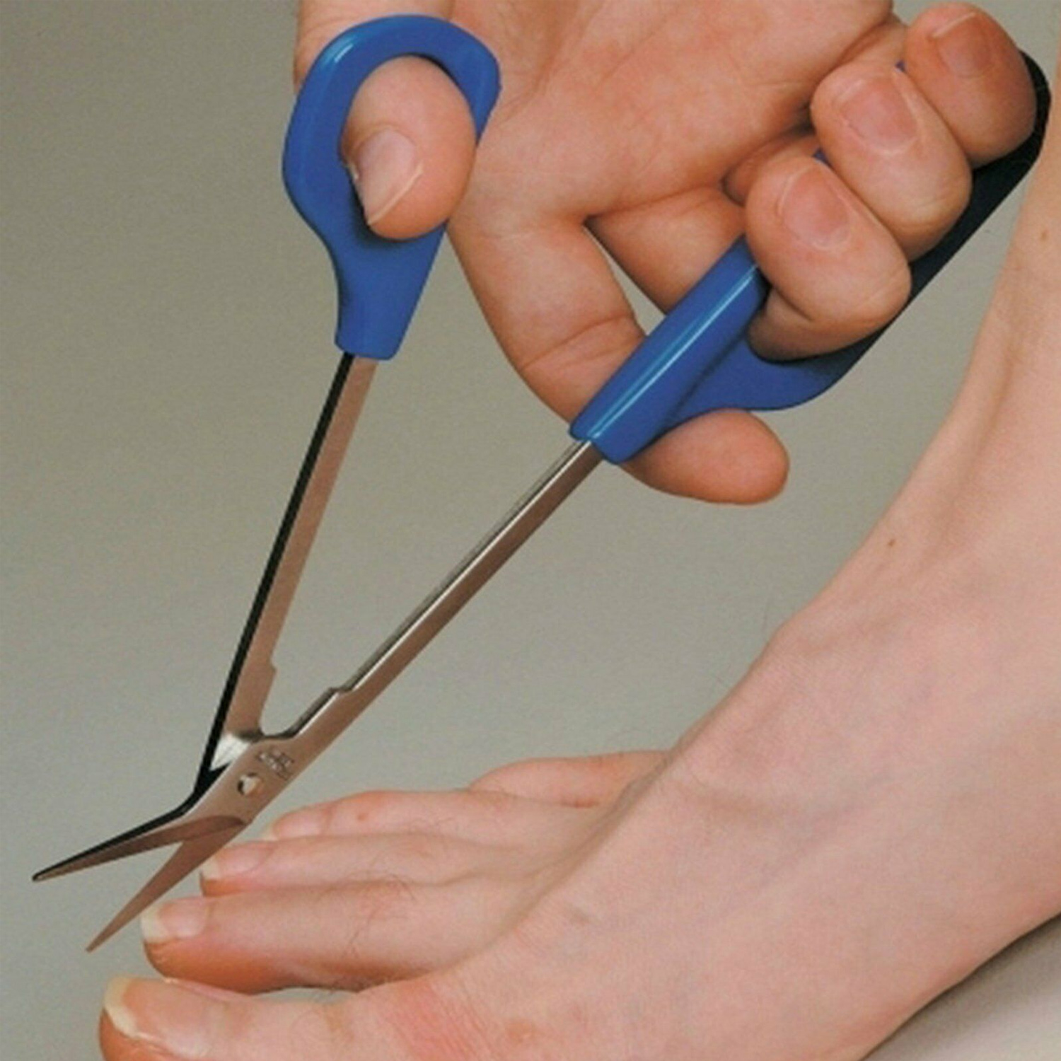 2XEasy Grip Toenail Scissors Clippers Long Reach Toe Nail Trimmer Cuticle Cutter eBay