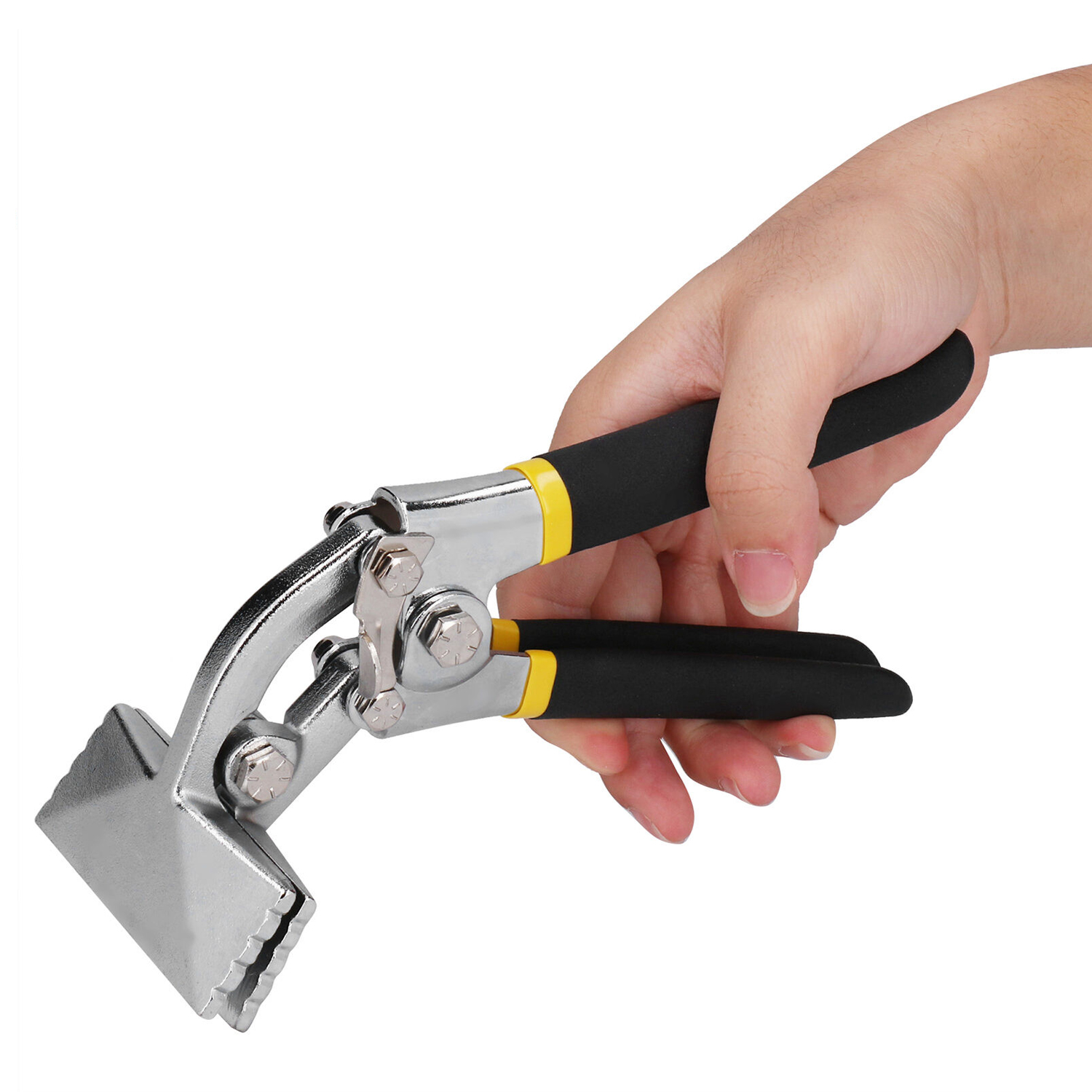 3inch/75mm Jaw Sheet Metal Bending Pliers Crimping Hand Seamer Repair