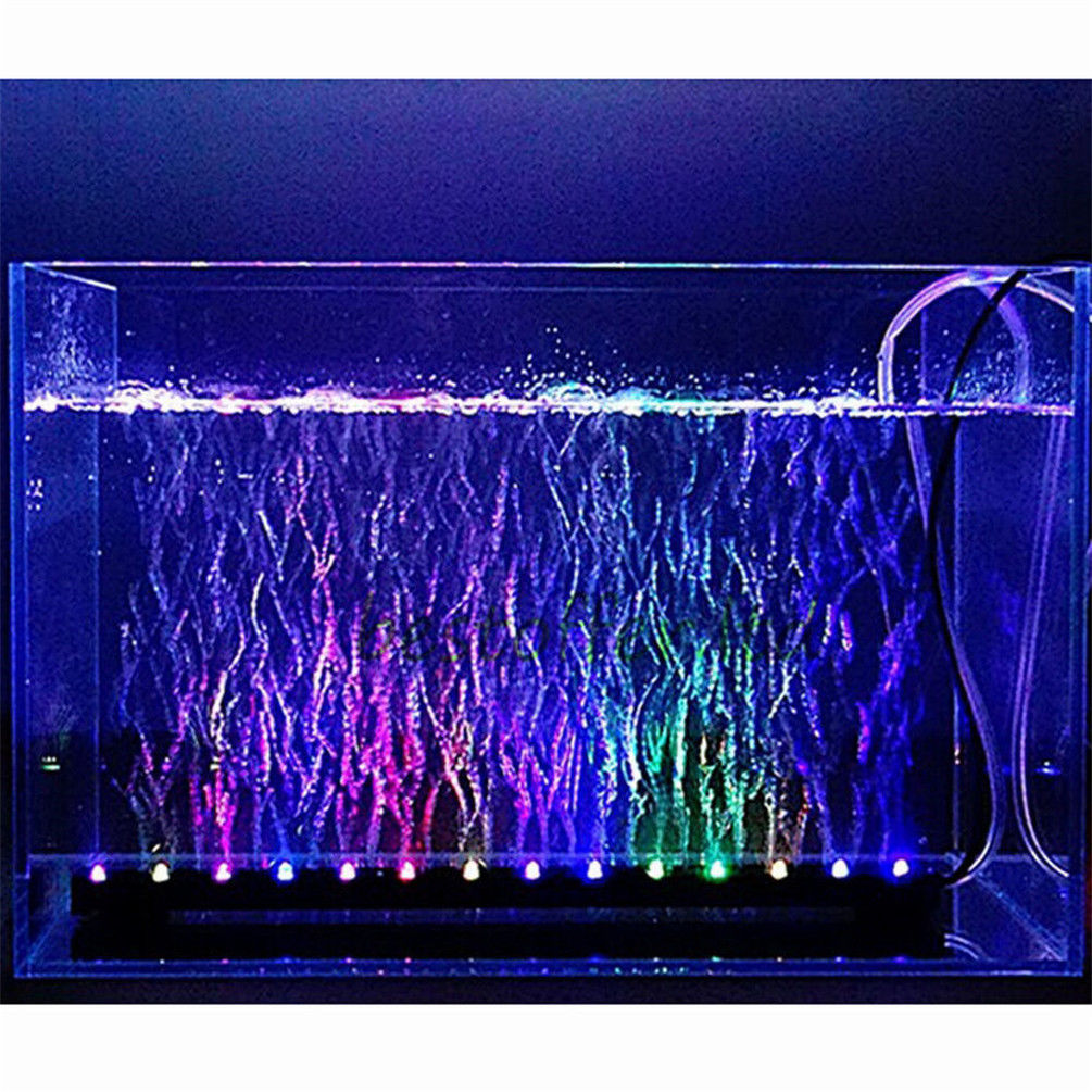 Color Changing Led Air Bubble Light Underwater Submersible Aquarium Color Changing Led Air Bubble Light Underwater Submersible Aquarium Fish Tank