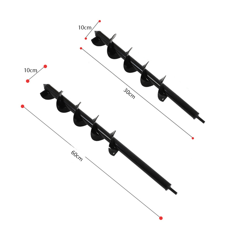 Tools & Equipment 10CM*30/60CM Planting Auger Spiral Hole hand