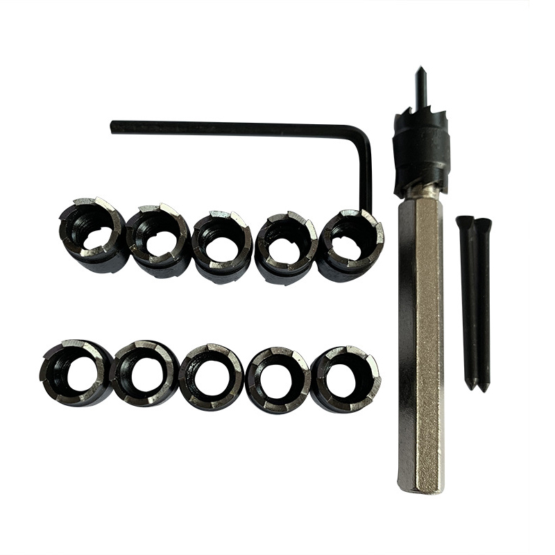 Function 3//8/" Dual Side Rotary Spot Weld Cutter Remover Drill Bit Weld Drill Set