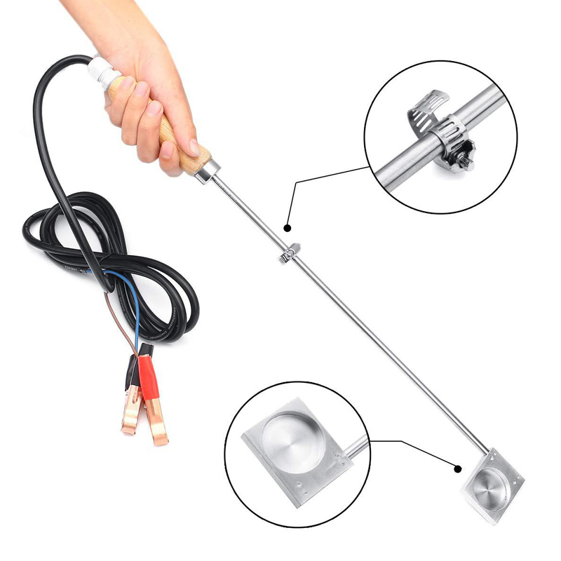 Bee Vaporizer Bee Evaporator 12V Oxalic Acid Treatment Tools Steel 50cm