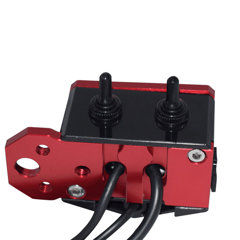 Aluminum USB Motorcycle Fast Charger Dual Toggle Switch Volt Meter