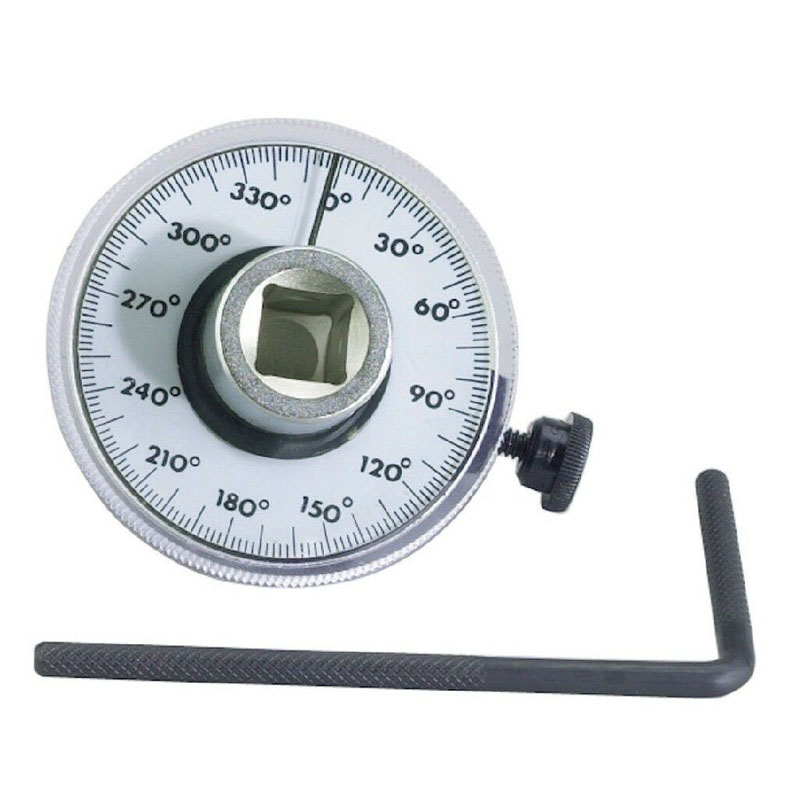 New 1//2/" Drive Angle  Meter Measurer Torque Gauge Rotation Tester Tool