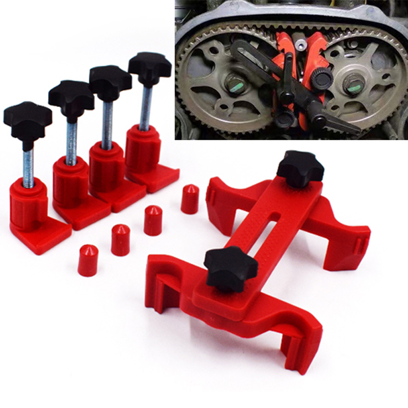 5xDual Cam Clamp Camshaft Engine Timing Locking Tool Powerful Sprocket