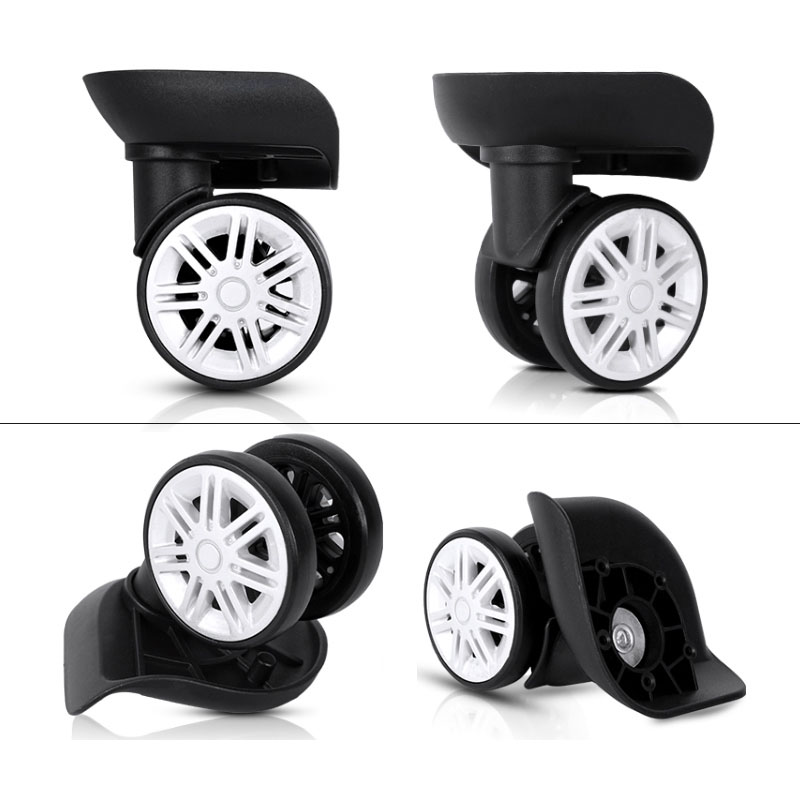 2PCS Nylon Swivel Suitcase Luggage Caster Replacement Wheels For Travel ...