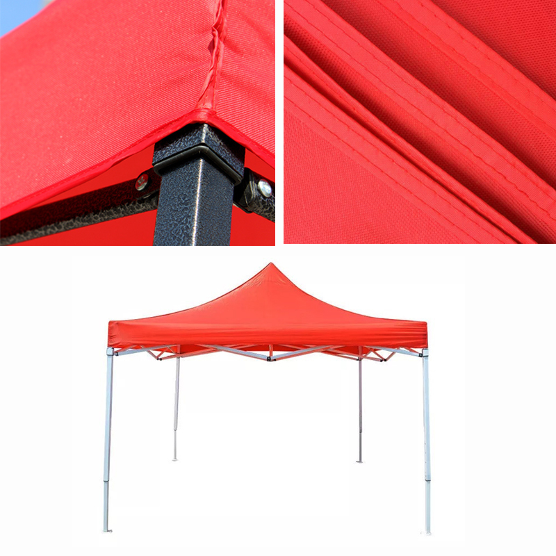 Sun Proof Garden Gazebo Top Cover Replacement Tent Canopy Oxford Red 2.9x2.9m