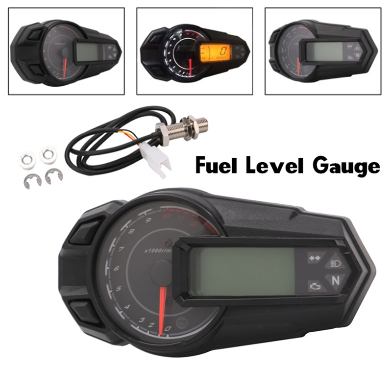 Multifunction Motorcycle Digital Gauge Speedo Tacho Odo