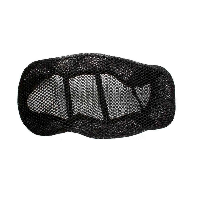 Motorcycle Black 3D Seat Cover Mesh Net Waterproof Heat insulation sleeve Black