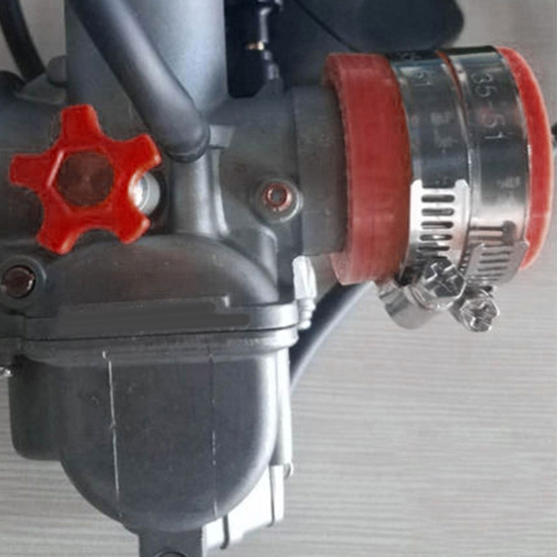 Adjustale Carburetor Rubber Adapter Manifold Intake Clip 35mm Motorcycle Parts