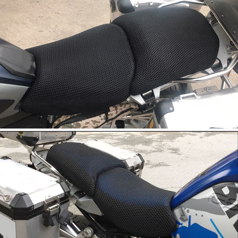 Motorcycle Mesh Cushion Seat Cover Anti-slip Breathable Fits For BMW