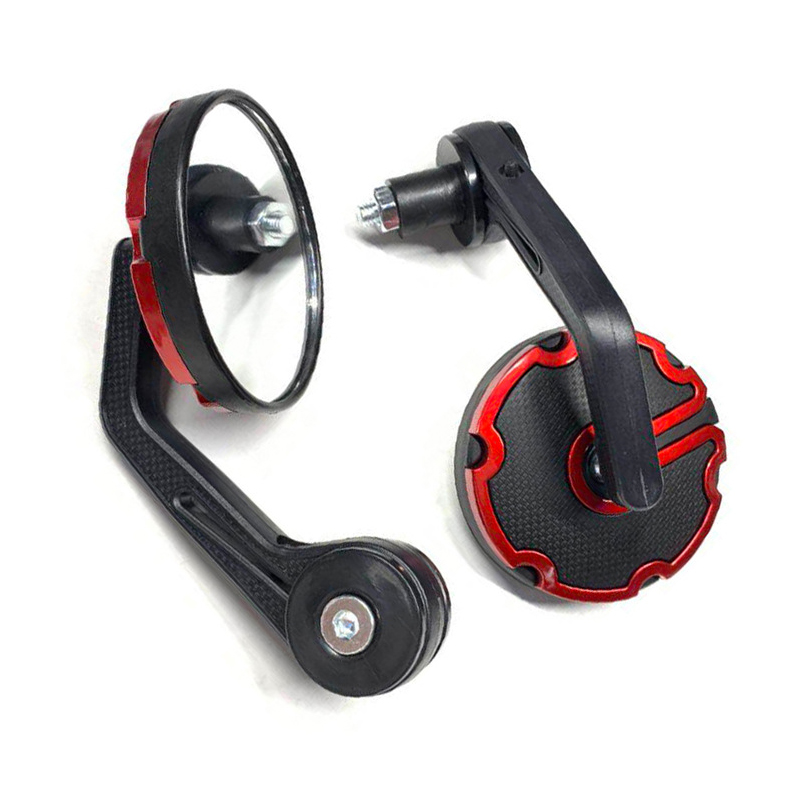 Motorcycle Rotating Reversing Side Rear View Mirrors for Handle I.D