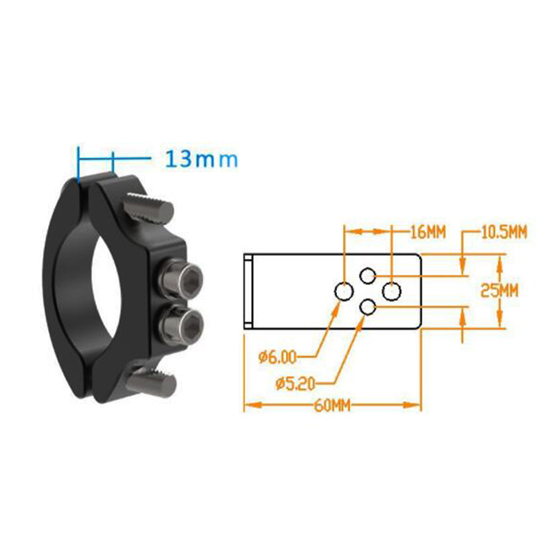 bicycle reflector mounting bracket