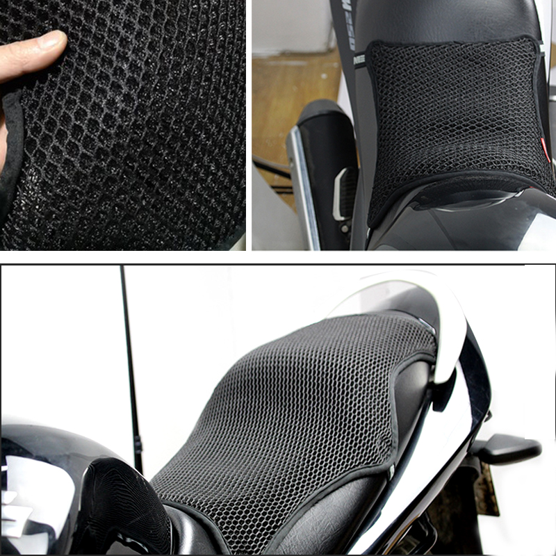 Waterproof Motorcycle Cushion Seat Cover Net Anti-slip XL 36CM*64CM Breathable