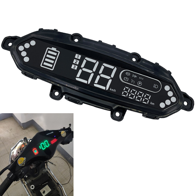 48V72V Electric Bicycle Meter Odometer Control Panel Dash Display