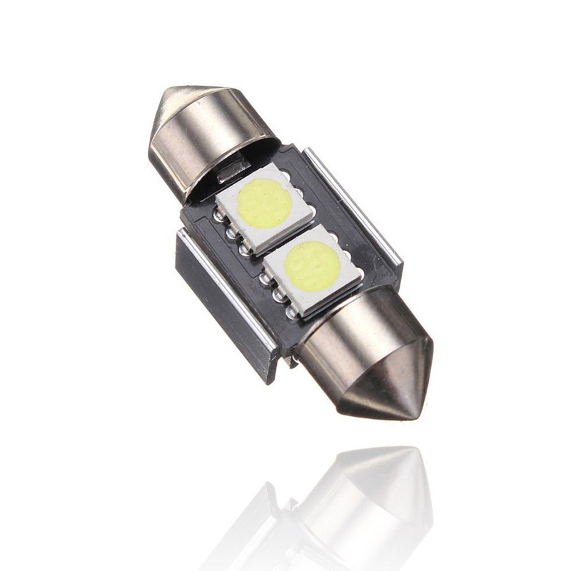 23X LED White Car Inside Light Dome MapTrunk Mirror License Plate Lamp Bulb Tool