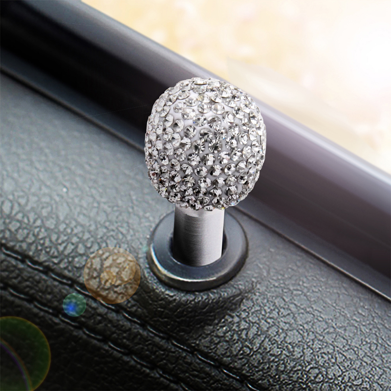Details About 2x Rhinestone Auto Car Bling Rhinestone Interior Door Lock Knob Pins Handles Kit