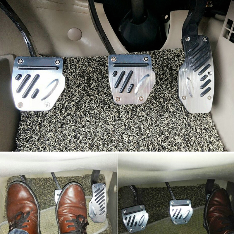 3PCS Original Non-Slip Car Foot Pedals Pad Cover For Brake Clutch Accelerator