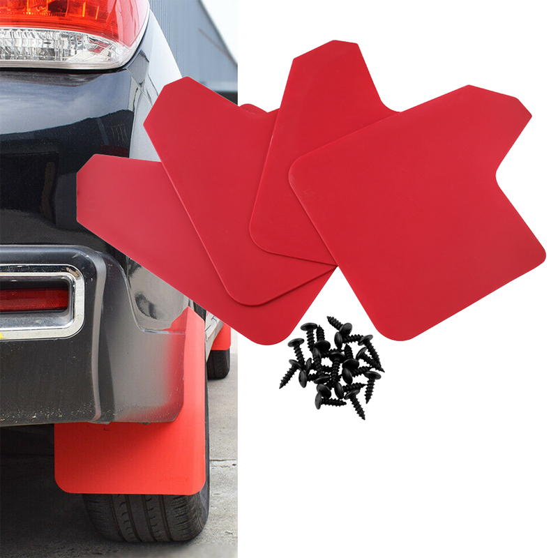 Front Rear Mud Flaps Splash Guards Fender Mudguards 4Pcs Universal For Car SUVs