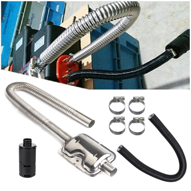 60cm Intake Exhaust Pipe Sponge Air Filter Parking Air Heater Tank