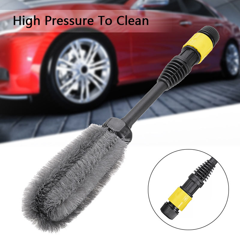 38CM Motorcycle Cleaning Brush Bendable Wheel Tire Rims Spoke Chain