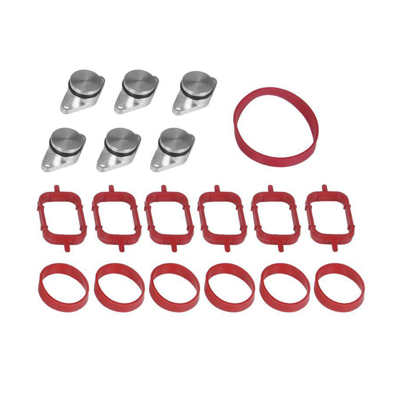 6X33MM FIT FOR BMW DIESEL SWIRL BLANKS FLAP REPAIR DELETE W// INTAKE GASKET Solid