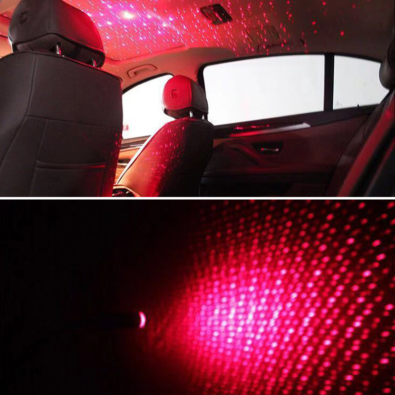 Details About 5v Usb Gadget Led Car Interior Ceiling Star Light Decoration Lazer Projector 1x