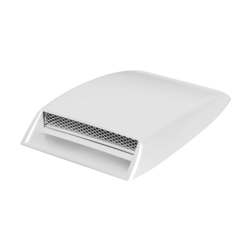 Car Decorative Air Flow Intake Scoop ABS Hood Aluminum Grille Mesh Vent Cover MOTORS Exterior