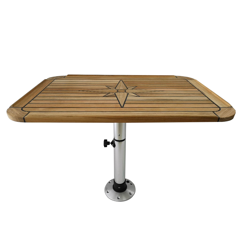 Marine RV Aluminum+ABS Adjustable Table Pedestal With ...