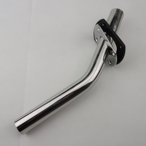 New Stainless Steel Outrigger Pole Holders /& Deck Mounts Rubber Pad