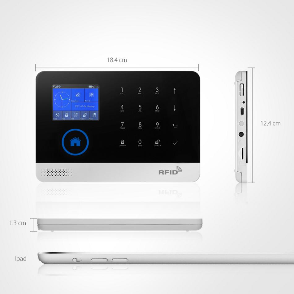U69 APP WiFi GSM SMS RFID Wireless Home Security Alarm Burglar System+IP Camera