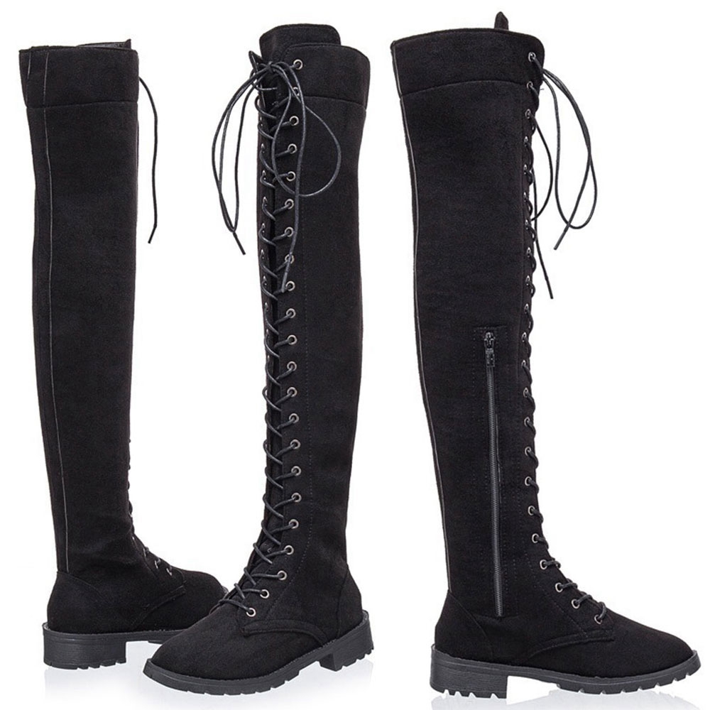 gladiator thigh high boots