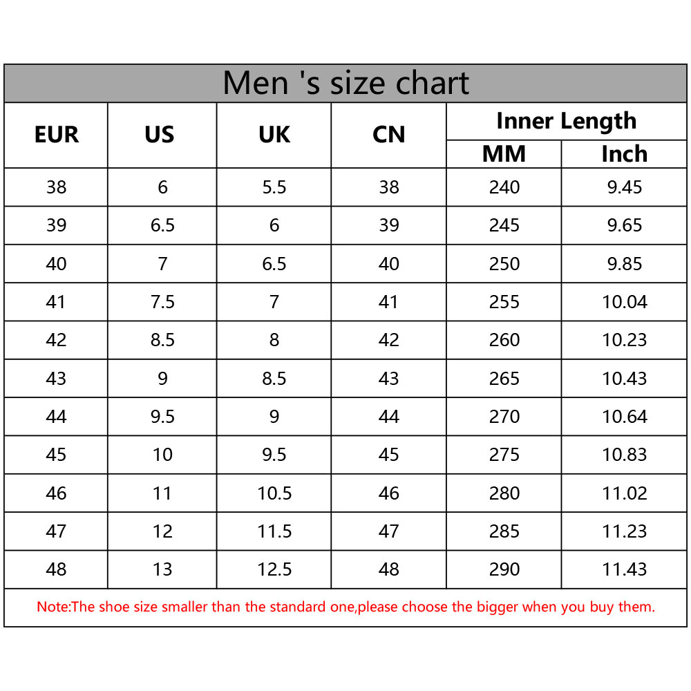 eur 44 men's shoe size