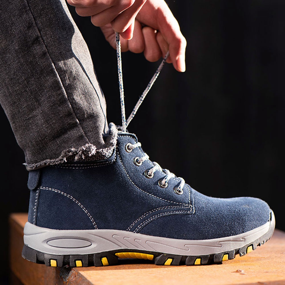 walking boots without laces
