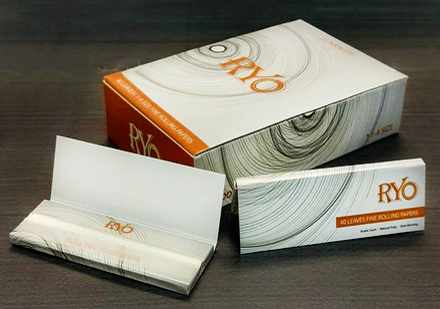 SPI*RITLEAF HEMP Rolling Papers 77*45mm 5 Booklets＝200 leaves smoking
