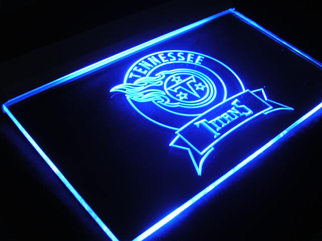 P023B Tennessee Titans For Game Room Display Light Sign