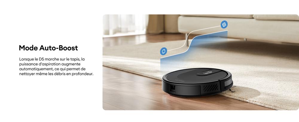 Aspirateur Robot Auto-vidange 3000Pa - Contrôle Par Appli Et Alexa - Neuf