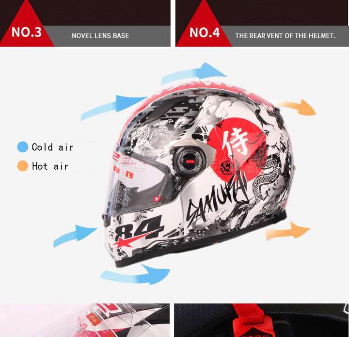 Motorcycle Full Face Helmet Motorbike Motocross Flip Up Helmets