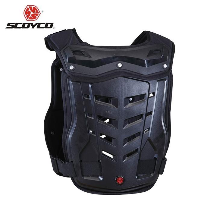 Protection Dorsale Motocross En EVA - 35 X 24 Cm - Noir - B Baosity