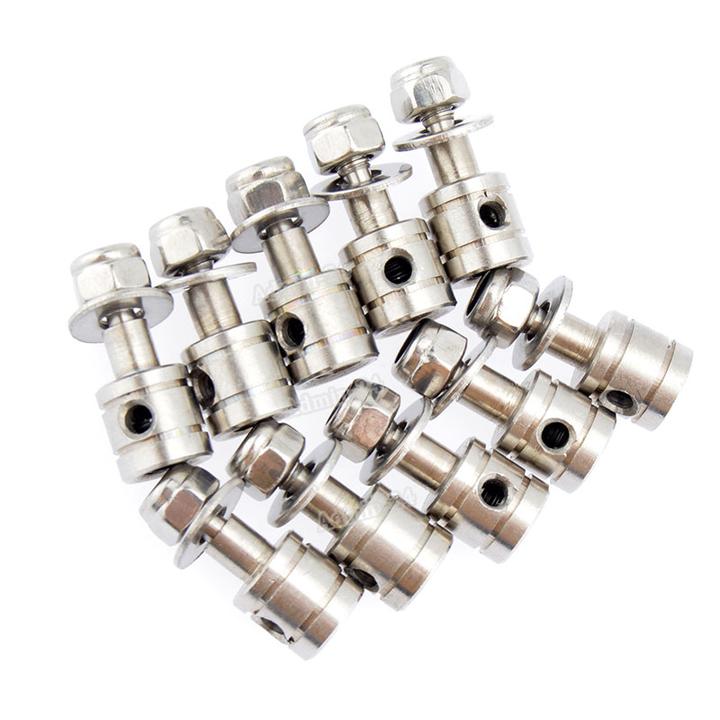 10PCS Servo Rod Connectors Push Rod Connector Adapter Linkage Stoppers