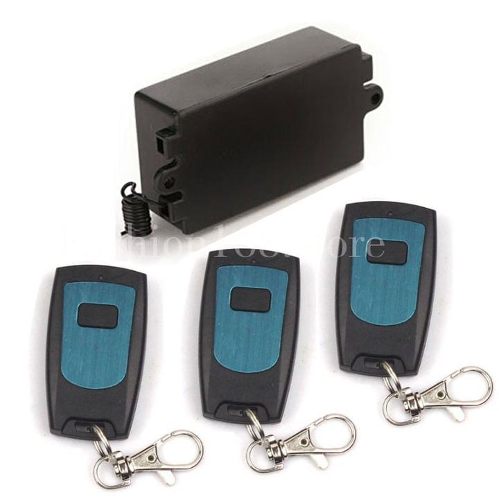 1 CH 433MHz 12V Replacement Garage Door Opener Receiver +3 RF Remote Control eBay